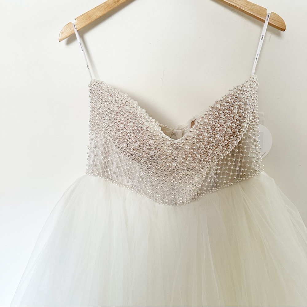 BHLDN Wtoo by Watters Maeve Strapless Embellished Corset Mini Dress - Picture 11 of 16